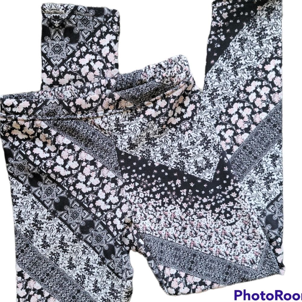 HOT KISS GIRLS WARM FUZZY FLEECE LINED LEGGINGS - 14/16